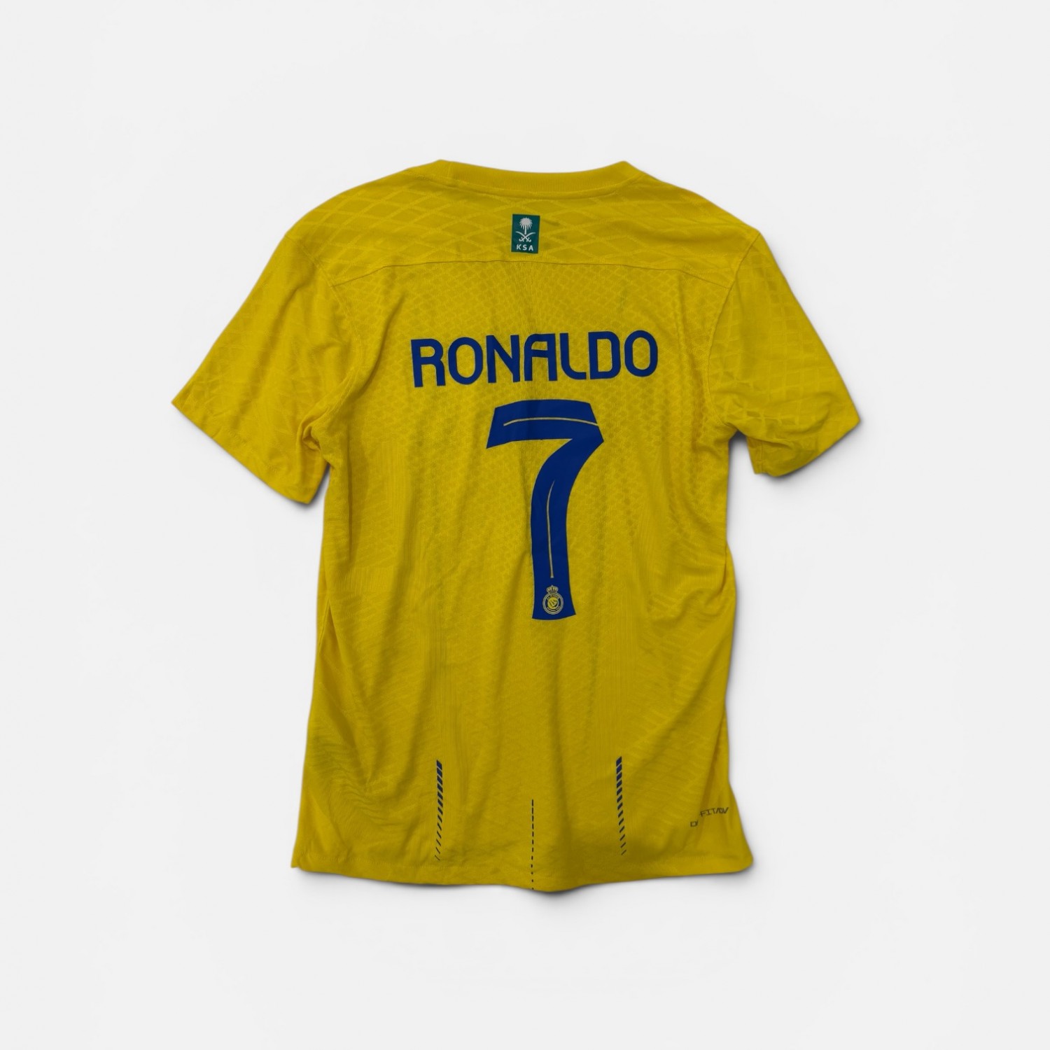 Nike Al Nassr FC Home Jersey Yellow Blue KAFD